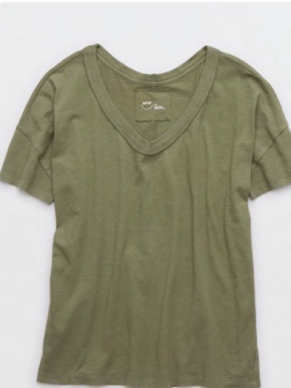 Aerie Oversized V-Neck Boyfriend T-Shirt